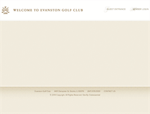 Tablet Screenshot of evanstongolfclub.org